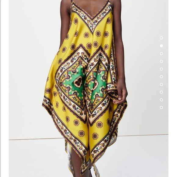 Zara printed kaftan tunic kimono dress - Picture 6 of 12